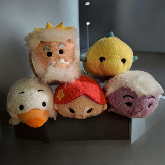 Tsum Tsum little mermaid set of 5 - Picture 4 of 13